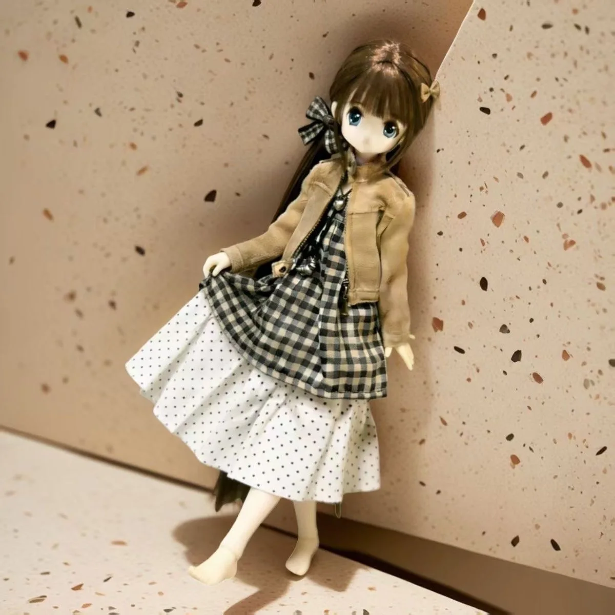 

（customization 30day）BJD doll clothes suitable for ob22 ob24 size Cute suspender skirt clothing set doll accessories (2 points)
