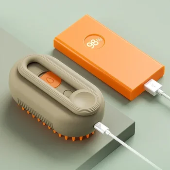 Pet Steam Brush Cat Dog Cleaning Steamy Spray Massage Beauty Comb 3 In 1 Hair Removal Grooming Supplies Pets Accessories 4