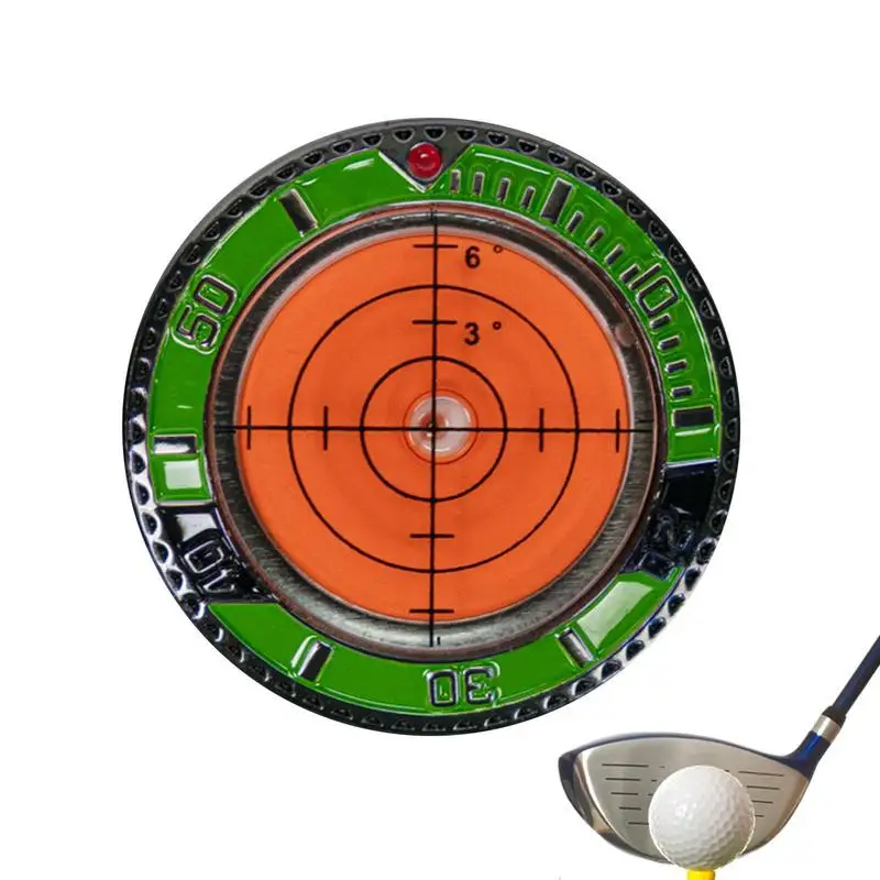 Golf Slope Putting Level Reading Ball Marker Hat Clip Leveler mark Clamp Ball Position Mark Outdoor Sport Training Tool