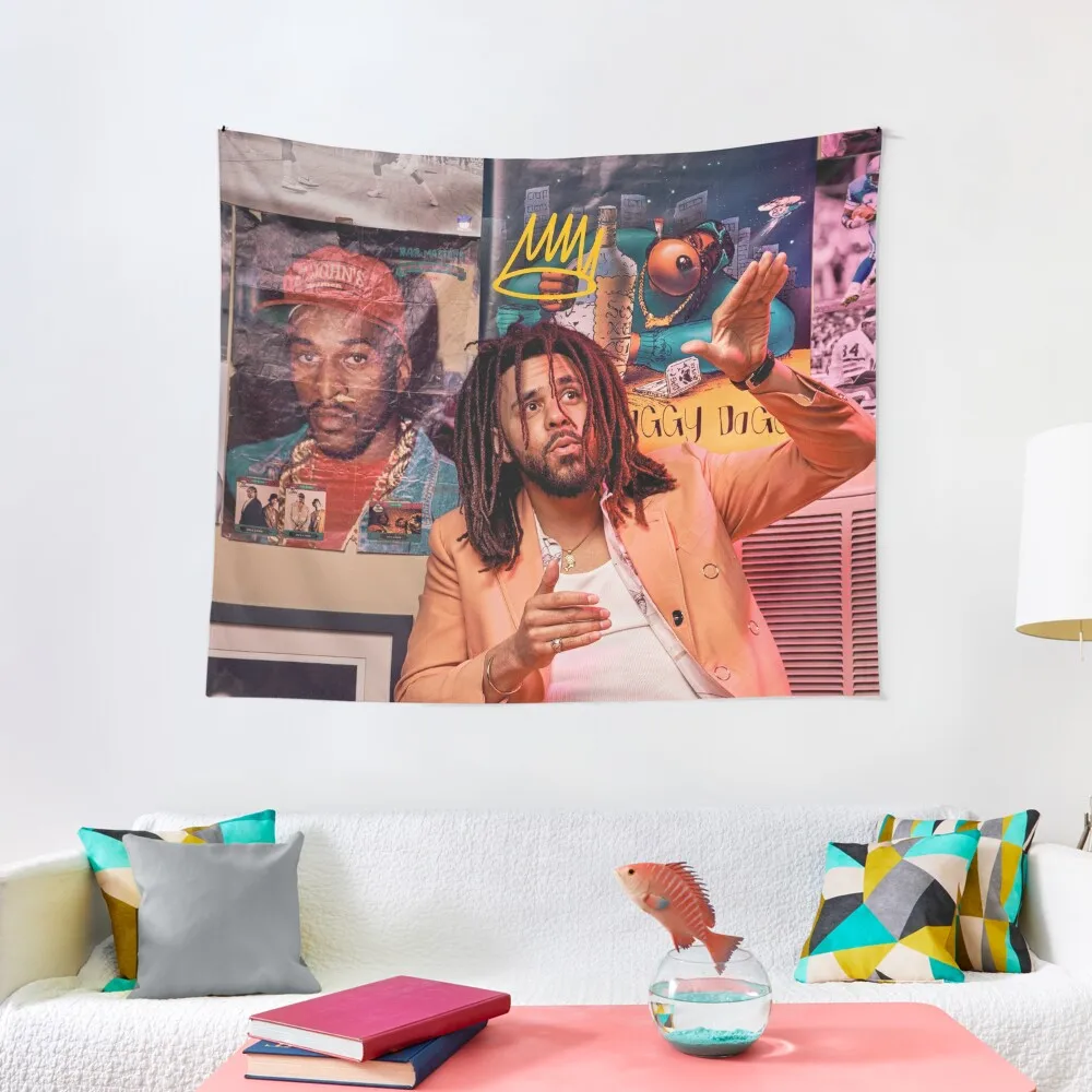 

J Cole – King Cole Cole World Tapestry House Decoration Room Decor For Girls Wall Carpet Tapestry