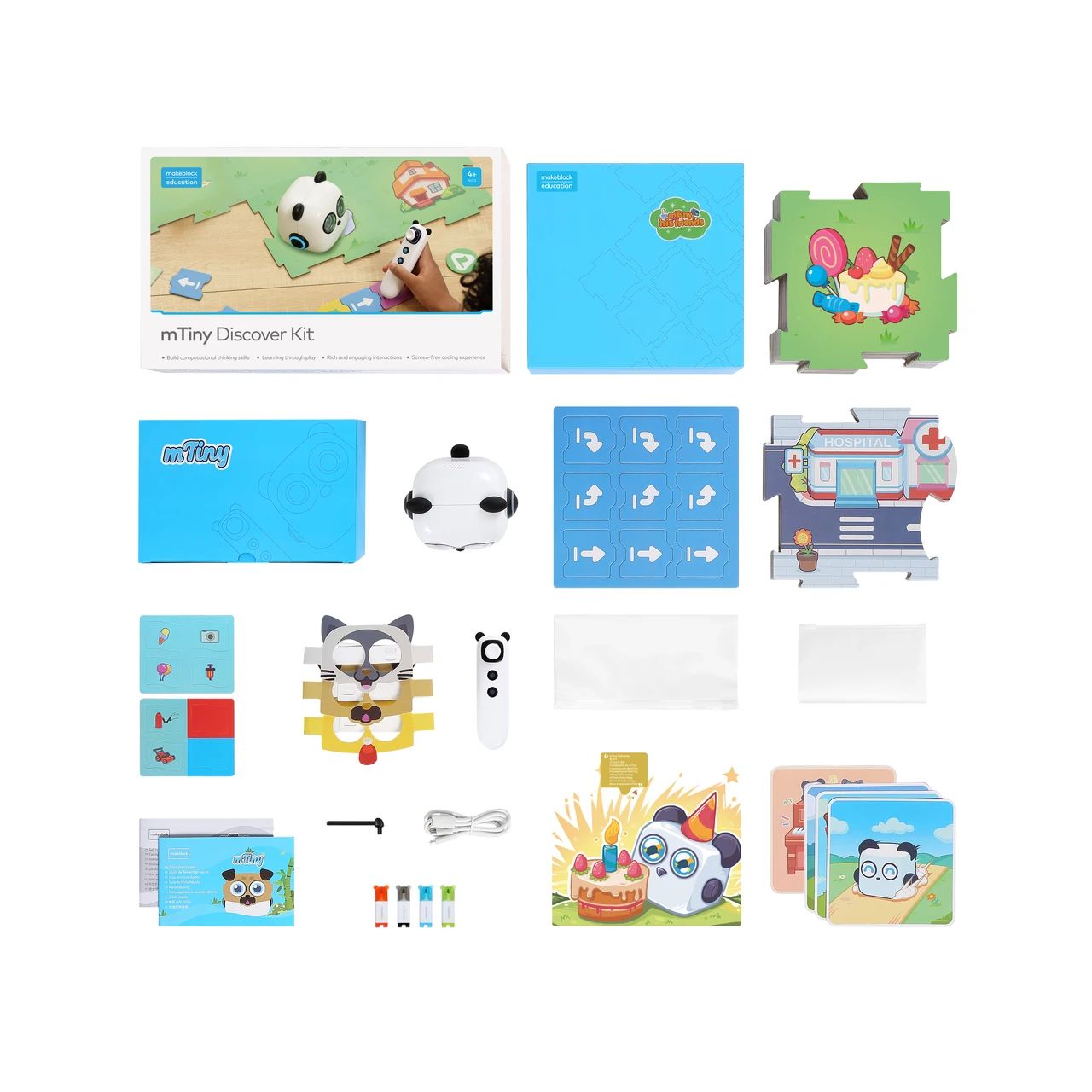 

Makeblock MTiny Thinking Раннее образование Дети Интеллектуальное программируемое новое обучение Просвещение В возрасте от 4+