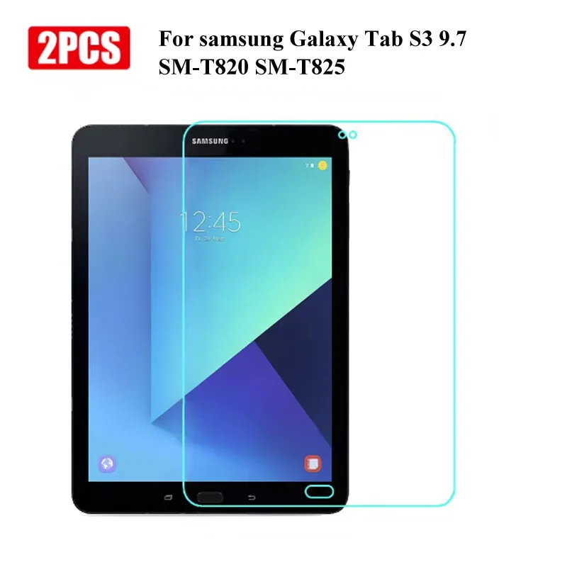 

2 шт. закаленное стекло для Samsung Galaxy Tab S3 SM-T820 T825 10,1-дюймовый защитный экран для планшета защитная пленка