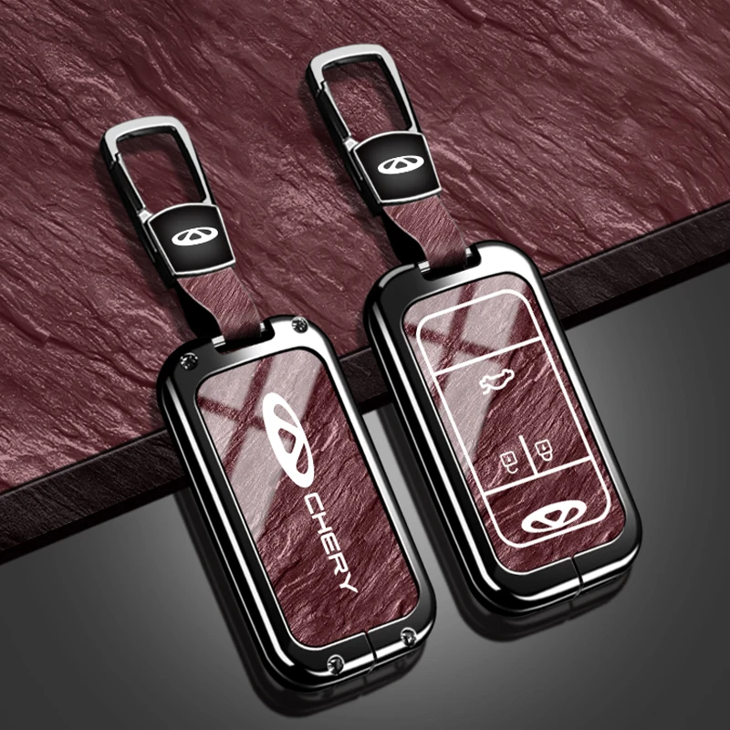 

Suitable for Chery Tiggo 4 7 Arrizo 5 3 Tiggo 8 Zinc Alloy TPU Car Remote Key Shell Car Key Protection Cover