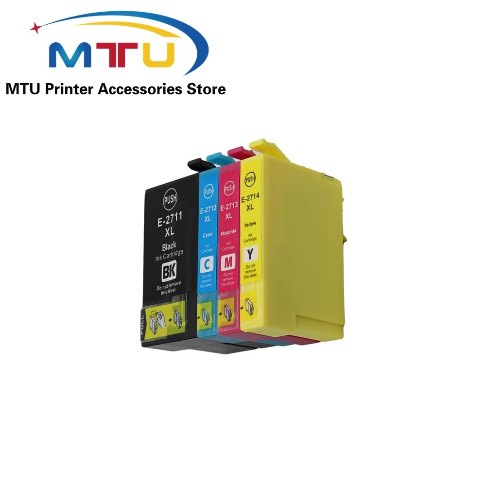 1Set 27XL T2711 T2714 Ink Cartridge for Epson WorkForce WF7110 WF7610 WF7620 WF3620 WF3820 WF3640 3640D 7110DTW 7610DWF 7620D