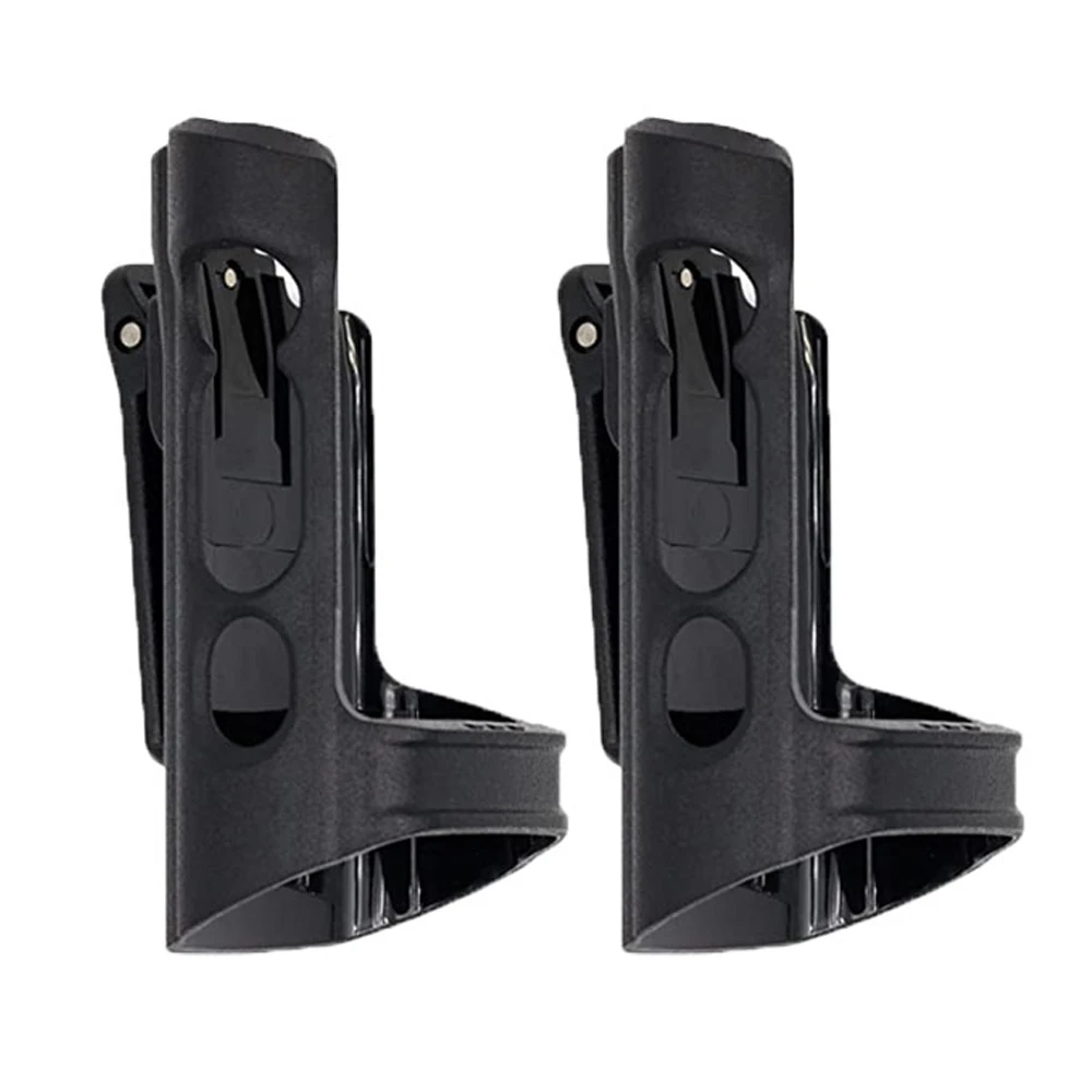 2 Pcs APX 7000 PMLN5331 Universal Carry Holder Case with Belt Clip Compatible for Motorola Walkie Talkie Radio Model Top Display