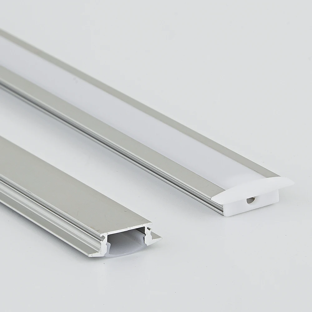 17*7mm(5 szt.) 0.5m wysokiej jakości szafka i specyficzna kuchnia LED światło koryta LED profile aluminiowe grube aluminium