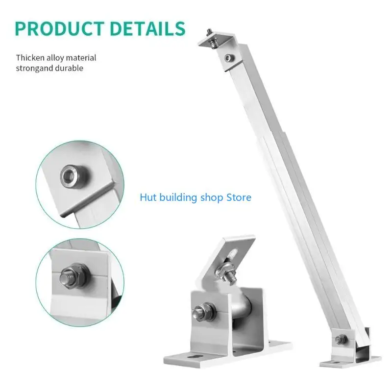 

T21C Adjustable Solar Panel Brackets Tilt Solar Panel Mounting Bracket 15 to 30° Adjust Panel Mount Brackets
