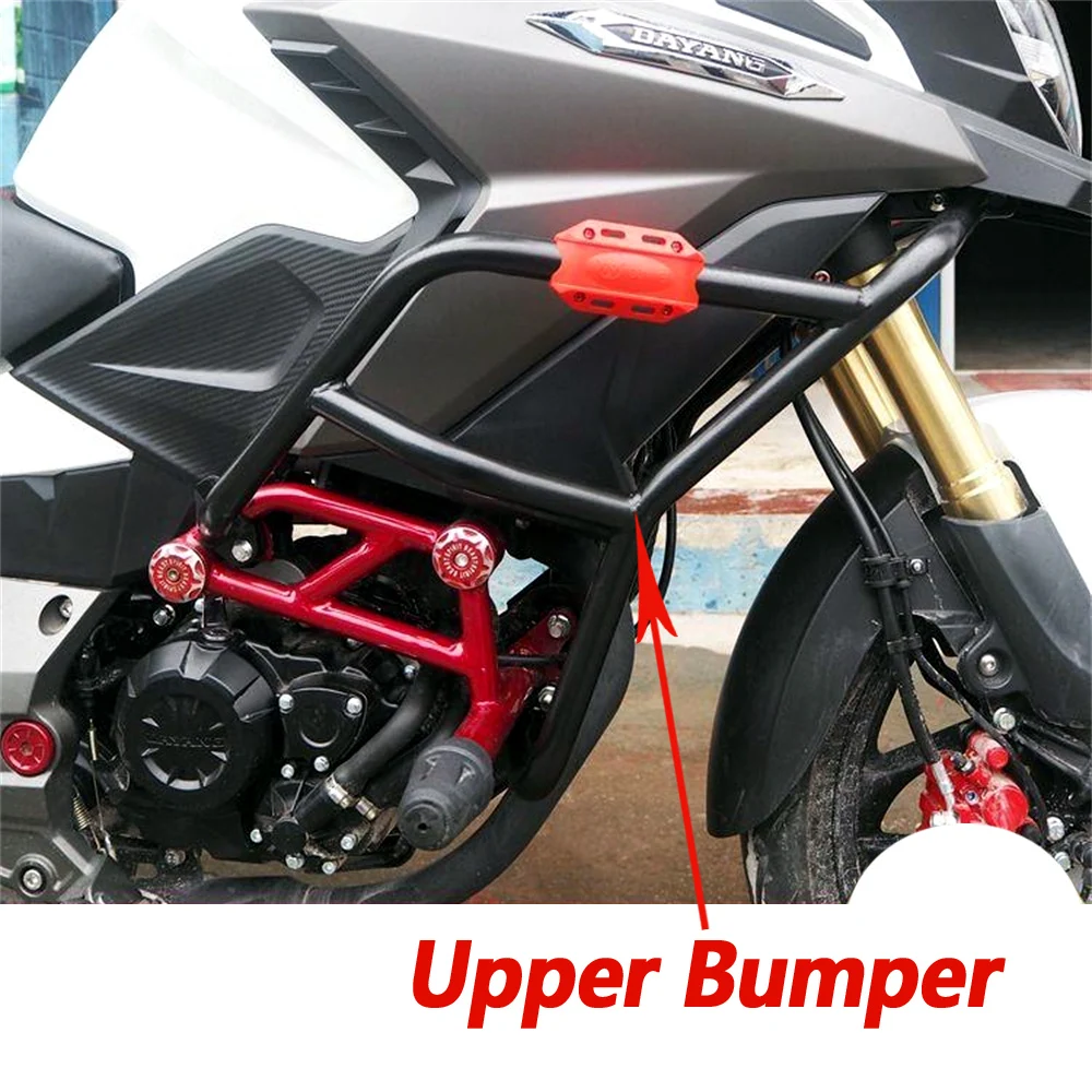 

High quality bumper For Dayang TIMO 200 DY200-6 modification DY200-6A large bumper front bumper body anti fall upper bars