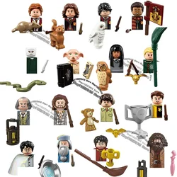 Bloques de construcción de figuras de acción de Harry Potter para niños, juguetes de montaje, regalos de cumpleaños, WM6040, WM6041, WM6045, WM6059