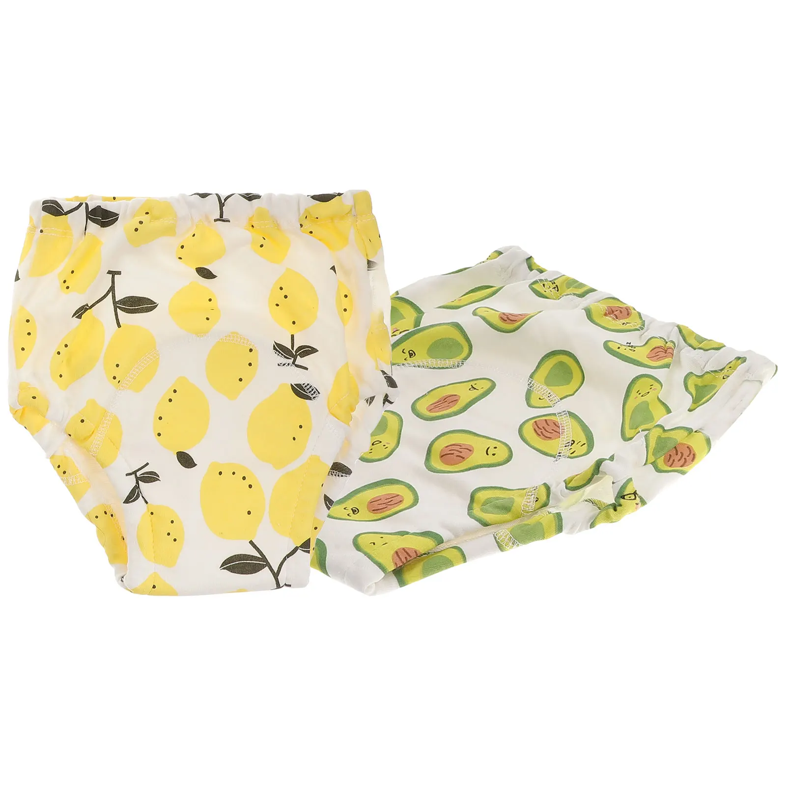

2pcs Baby Training Pants Reusable Cotton Gauze TPU Absorbent Diapers Toddler Girls Breathable Leak Proof Potty Underwear Infant
