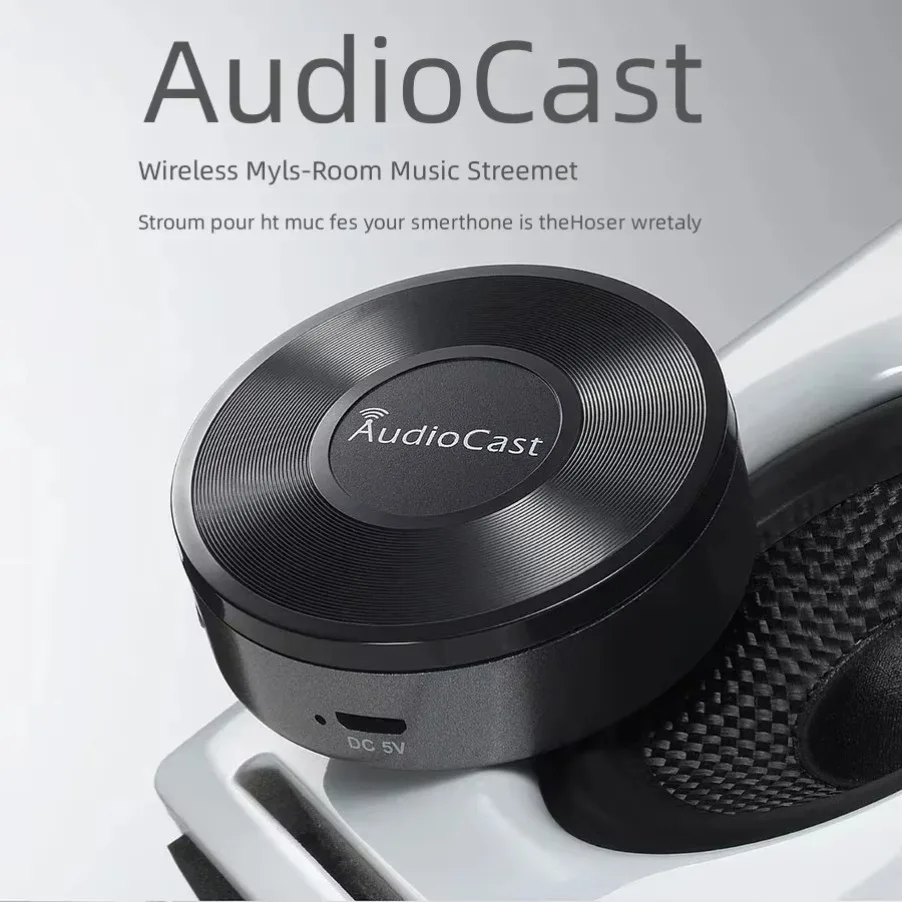 

M5 AudioCast для Airplay, беспроводной музыкальный аудиодинамик, приемник 2,4G, Wi-Fi, Hi-Fi музыка для DLNA, адаптер для Airplay Spotify Streamer