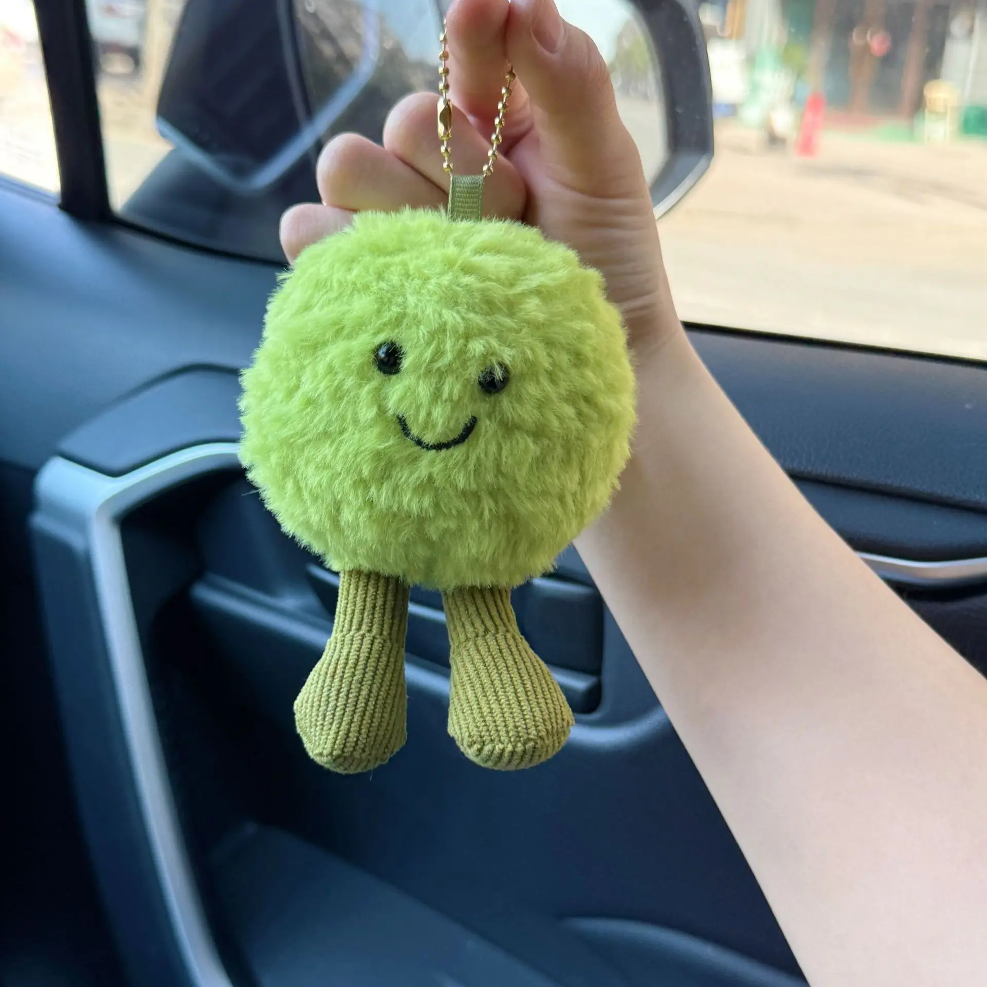 

13CM Fun Vegetables Series Pea Keychain Charm Cute Plush Doll Pendant Ornament Bag Pendant Soft Stuffed Dolls Toys Birthday Gift