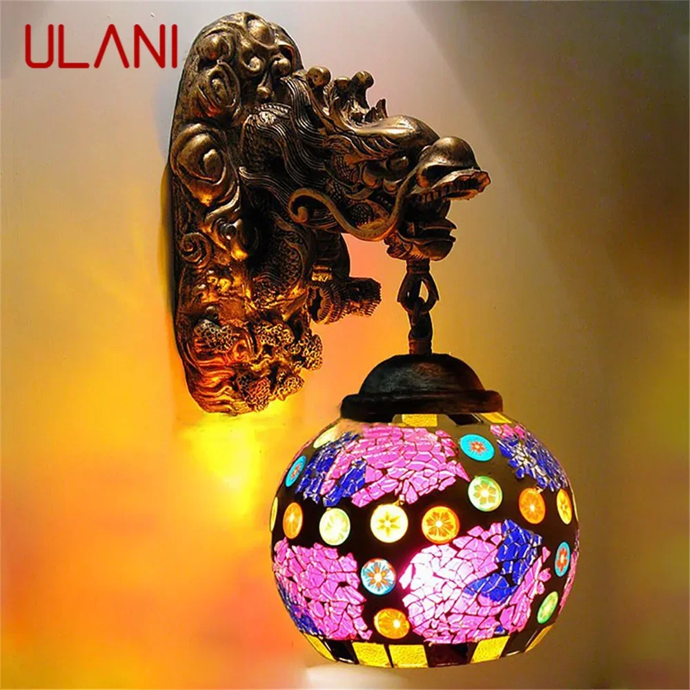 ULANI Contemporary Wall Lamp Retro Creative LED Living Room Bedroom Bar Cafe Western Restaurant Aisle Decoration Wall Light