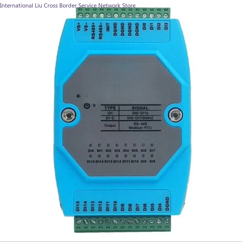 Módulo de Entrada Digital Aislado de 16 Canales ADM-4180D RS485 Modbus RTU 16DI para Adquisición de Señales