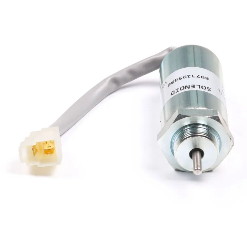 

8973295680 Соленоид остановки двигателя экскаватора 897329-5680 для ISUZU EX400 3LD1 3LD2 4LE1 12 В Соленоид отключения топлива