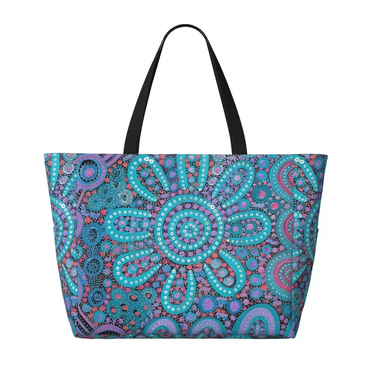 Family Gathering Beach Travel Bag, Tote  Holiday Large Capacity Daily Shoulder  Multi-Style Pattern