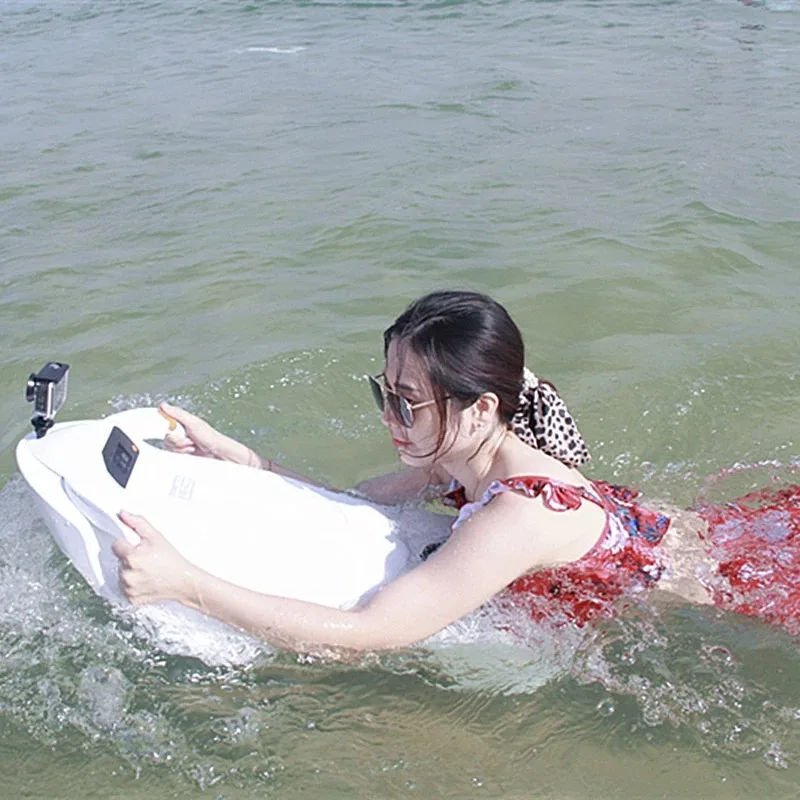

Electric Surfboard 15km/h & 120min, Handheld Water Jet Thruster for Surfing&Swimming, e-Board with 60-120min Runtime