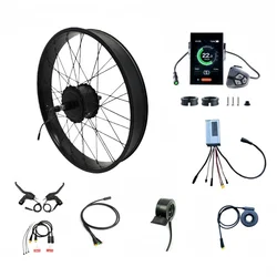 48V 500W BAFANG G060 Motor Ebike Fat Wheel Rear Wheel Conversion Kit 20/24/26*4.0'' Drop Out 175mm/190mm