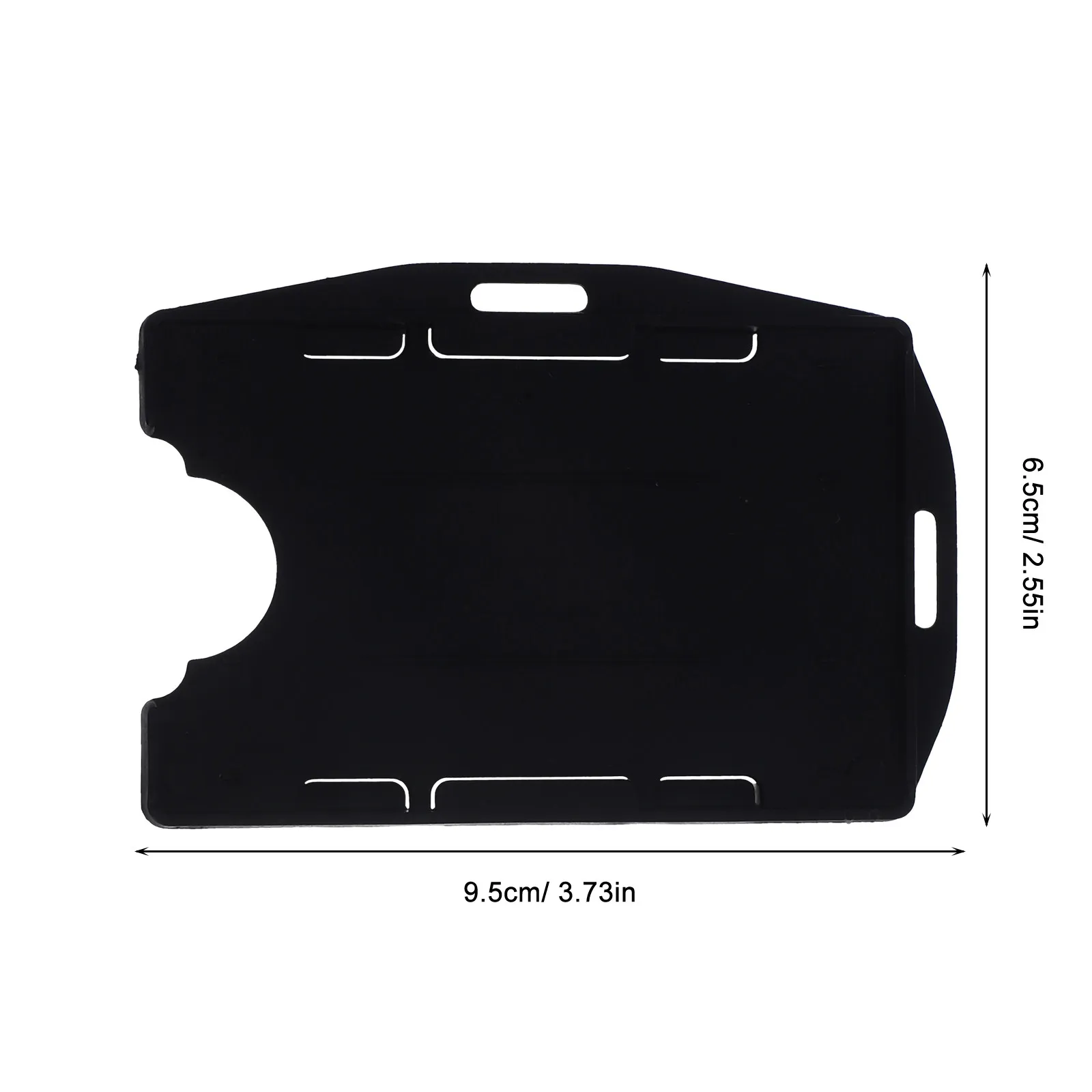Professional Waterproof Card Holder Sleeve for Id Badge Credit Access Bus Cards Elegant Design Vertical Id Card Sleeve Office