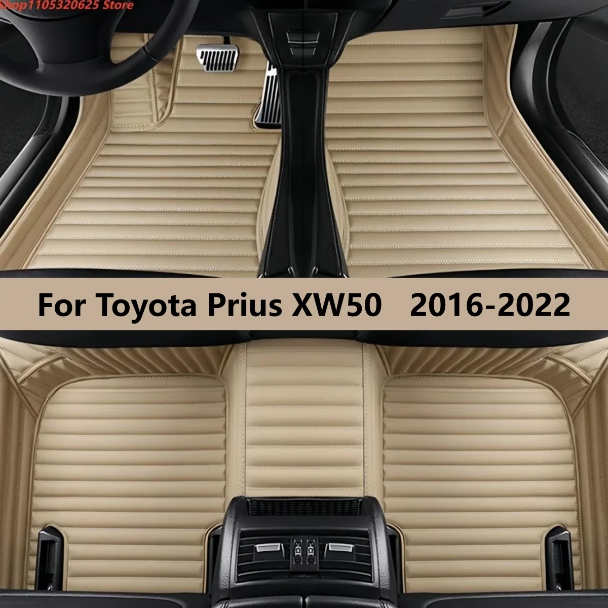 

Car Floor Mats For Toyota Prius XW50 MK4 2016 2017 2018 2019 2020 2021 2022 Carpets Rugs Luxury Leather Mat Rugs Car