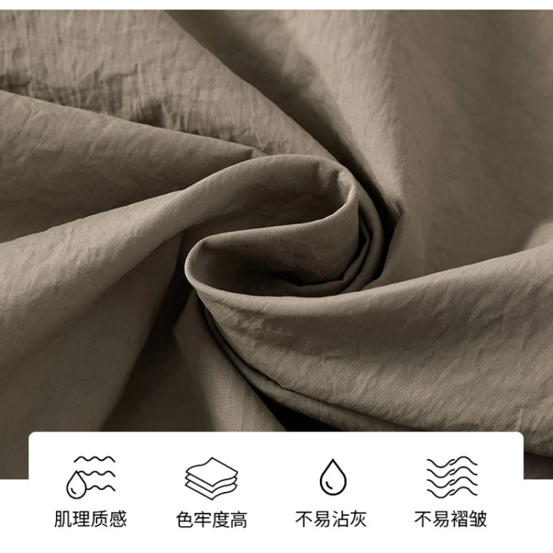 الحرير الجليد الرجال السراويل 2025 صيف جديد أسود رمادي رقيقة الأعمال سراويل تقليدية في الهواء الطلق مرونة تنفس مستقيم الساق Sweatpants