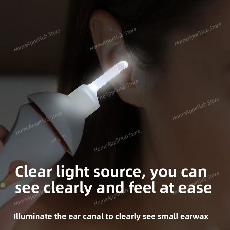 Replacement Heads for Illuminated Electric Suction Ear Spoon - Electric, Lighted and Visible for Kids & Infants