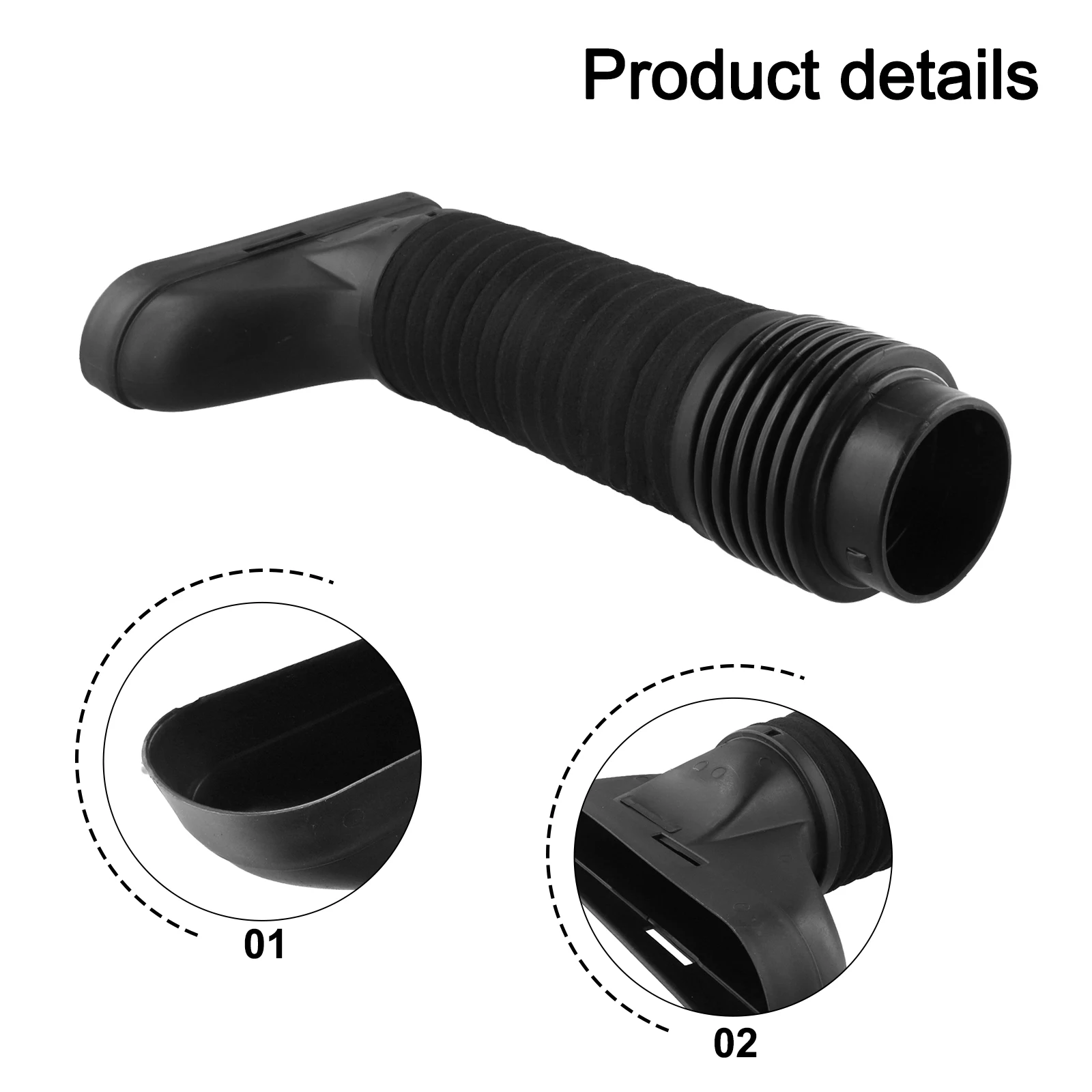 Установка на W204 транспортных средств, шланг воздухозаборника, черный воздухозаборный шланг для автомобиля, часть воздухозаборника, совместимая с двигателем M271