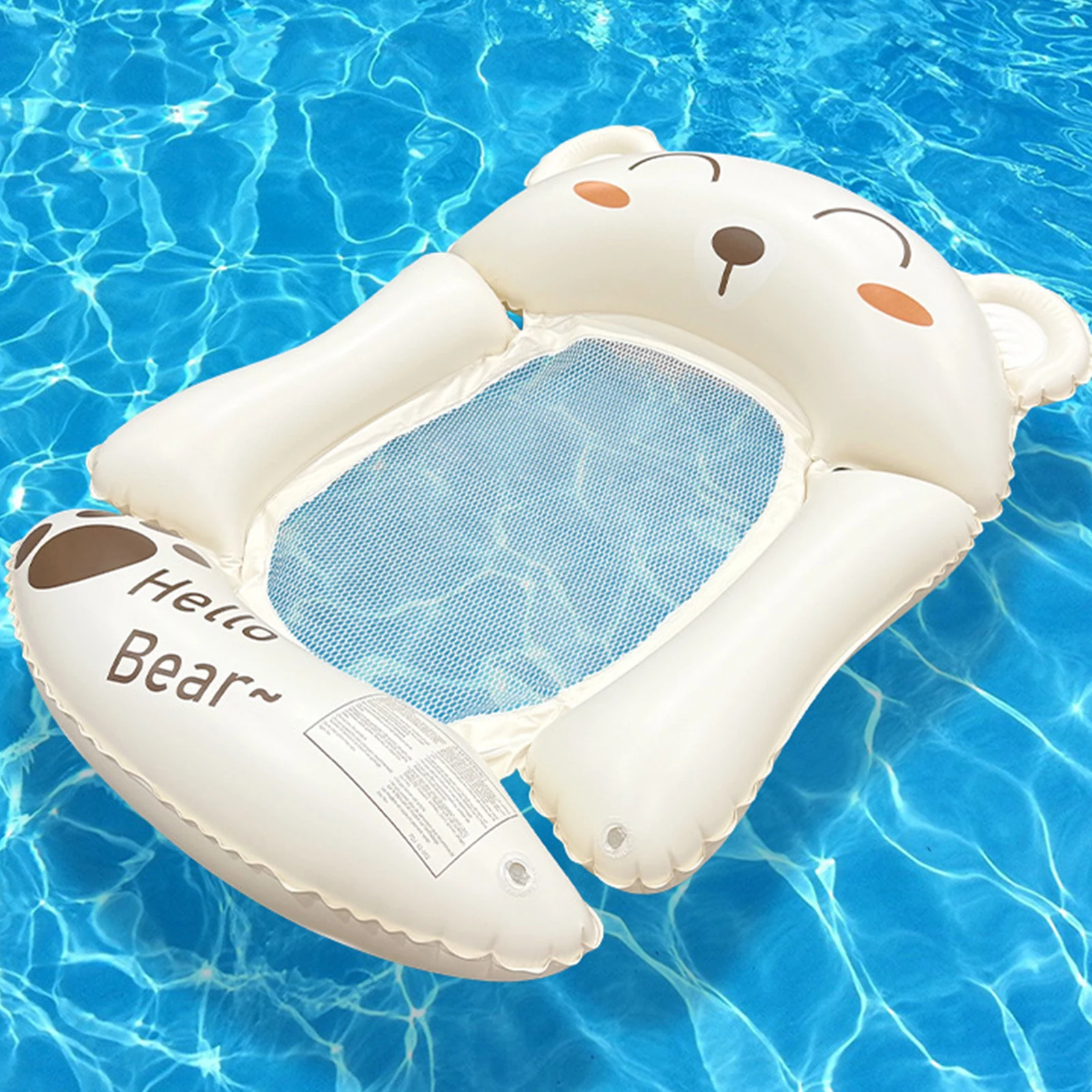 

Cute Animal Inflatable Swimming Pool Floats Chair Inflatable Water Large Lounger Floating Hammock Bed for Adults Pool Beach