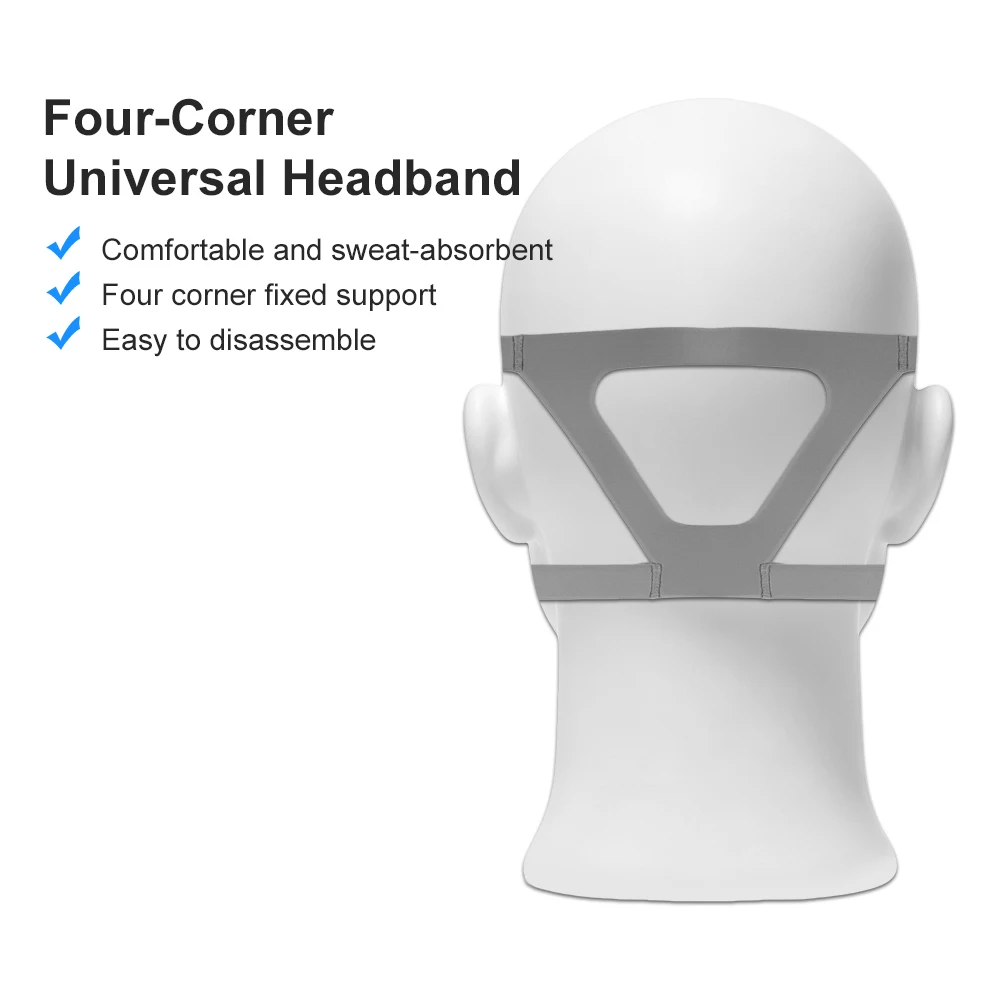 2/1pc Universal Head Band Headband Comfort Replacement Ventilator Part Sleep Apnea Snoring Headgear for CPAP Machine Accessories
