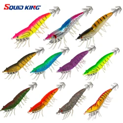 Luminous Squid gancho isca, Soft pé Squid Jig, Simulação Silicone polvo isca, Equipamento de pesca