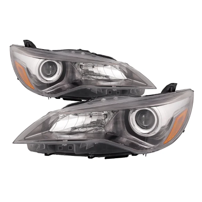 Headlight Black Style Left Driver Headlamp Side Replacement for Camry LE DOT Approved