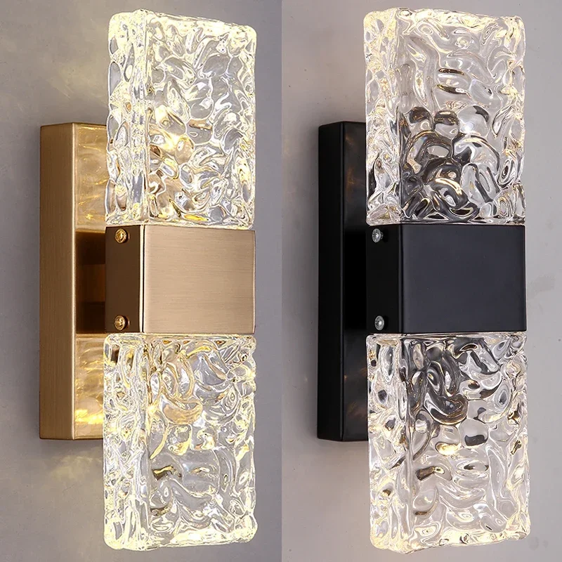 

Luxury Crystal Wall Light LED Living Room Sconces Bathroom Mirror Front Light Bedroom Bedside Vanity Lamp Stair Porch Home Decor