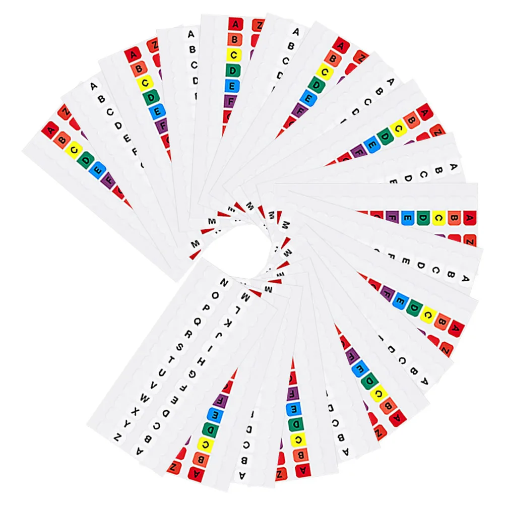 

20 Sets Index Label Tag Bookmark Sticky Tabs Stickers The Pet Alphabet Page Markers Student