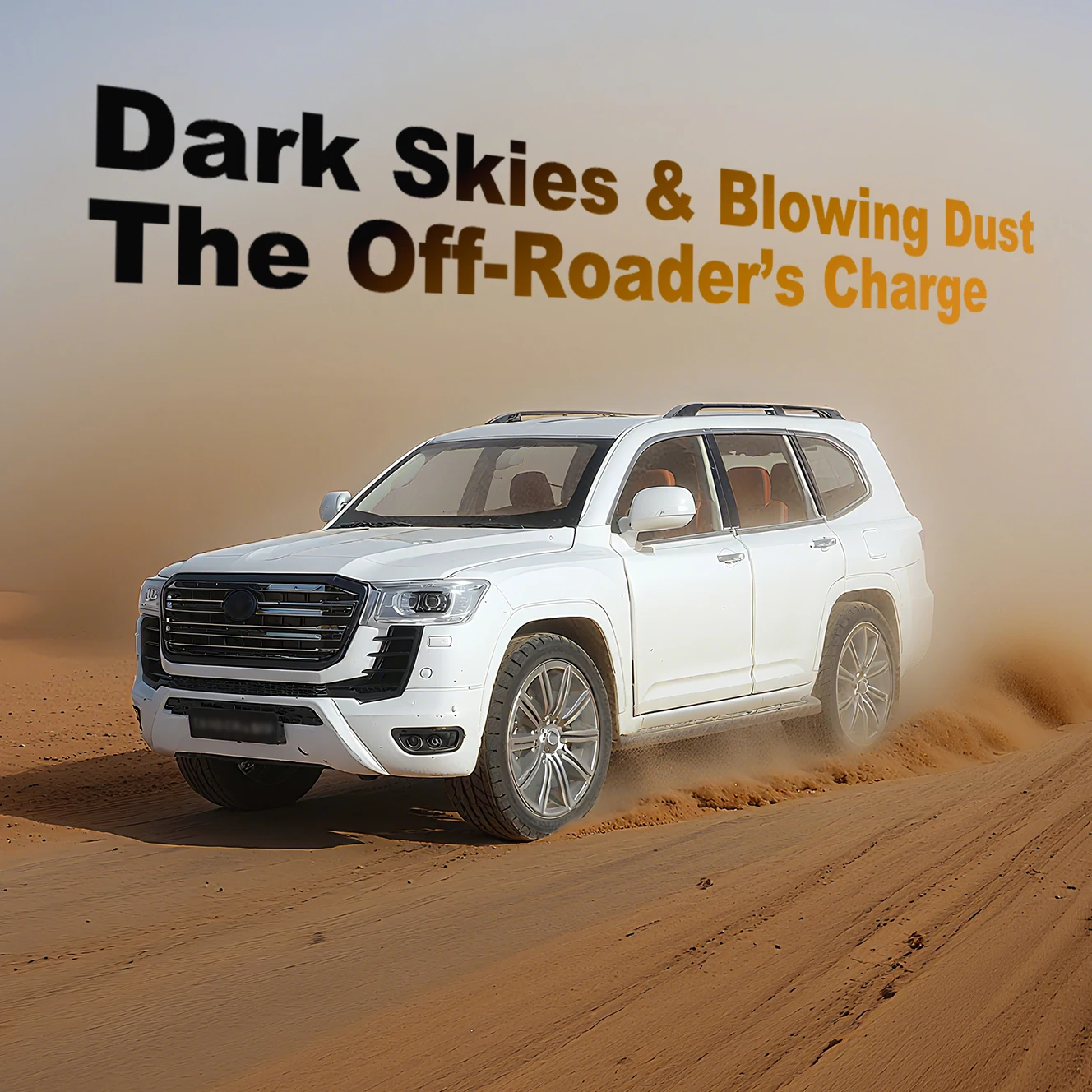 1:24 흰색 합금 Suv 합금 자동차 모델, 소년 장난감, 6 도어 오프닝, 사운드 및 라이트, 풀백 드라이브, 컬렉션/장식/적합한 크리스마스/할로윈 선물