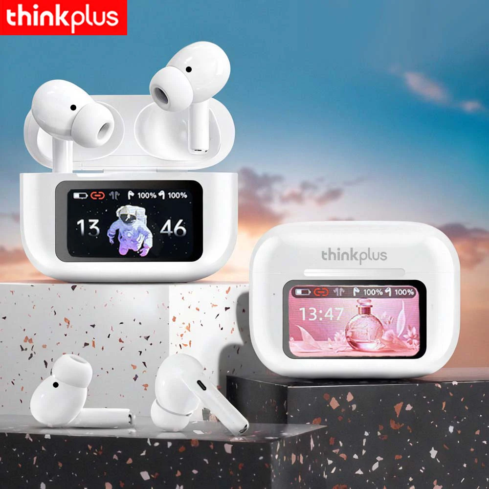 سماعات بلوتوث Thinkplus الأصلية التي تعمل باللمس سماعات بلوتوث لاسلكية ANC للحد من الضوضاء سماعات أذن لاسلكية مع ميكروفون #1