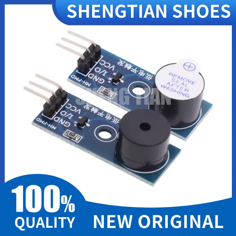 3pcs Active / Passive Buzzer Module DC 3.3-5V For Arduino Smart Car DIY Kit Low Level Trigger Control Board Sound Sensor