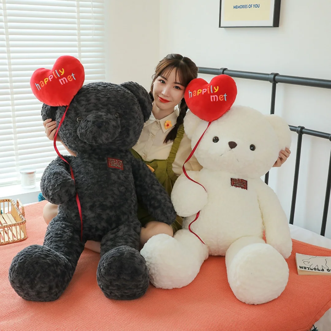 

1pc 37cm/14.56in Love confession bear plush toy Valentine's Day gift engagement bear pillow souvenir romantic home