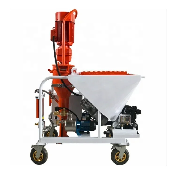 Fully Automatic Cement Plaster Spray Machine Screw Slurry Grouting Sand Material Gypsum Mortar Wall Spraying Pump