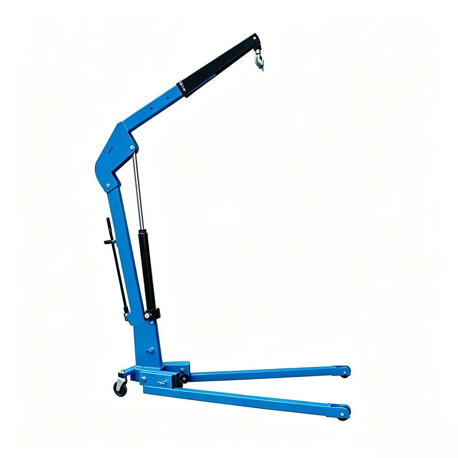 1 Ton 2 Tons Balanced Weight Single-arm Crane Lift Automatic Hydraulic Crane Electric Counterweight Moving Small Crane