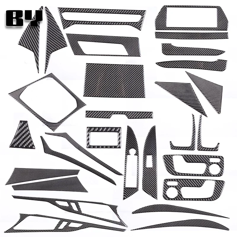 

Для BMW серии 8, M850i G15 G16 2019-2022, мягкое углеродное волокно, салон автомобиля, декоративная крышка центрального управления, накладка, автомобильные аксессуары