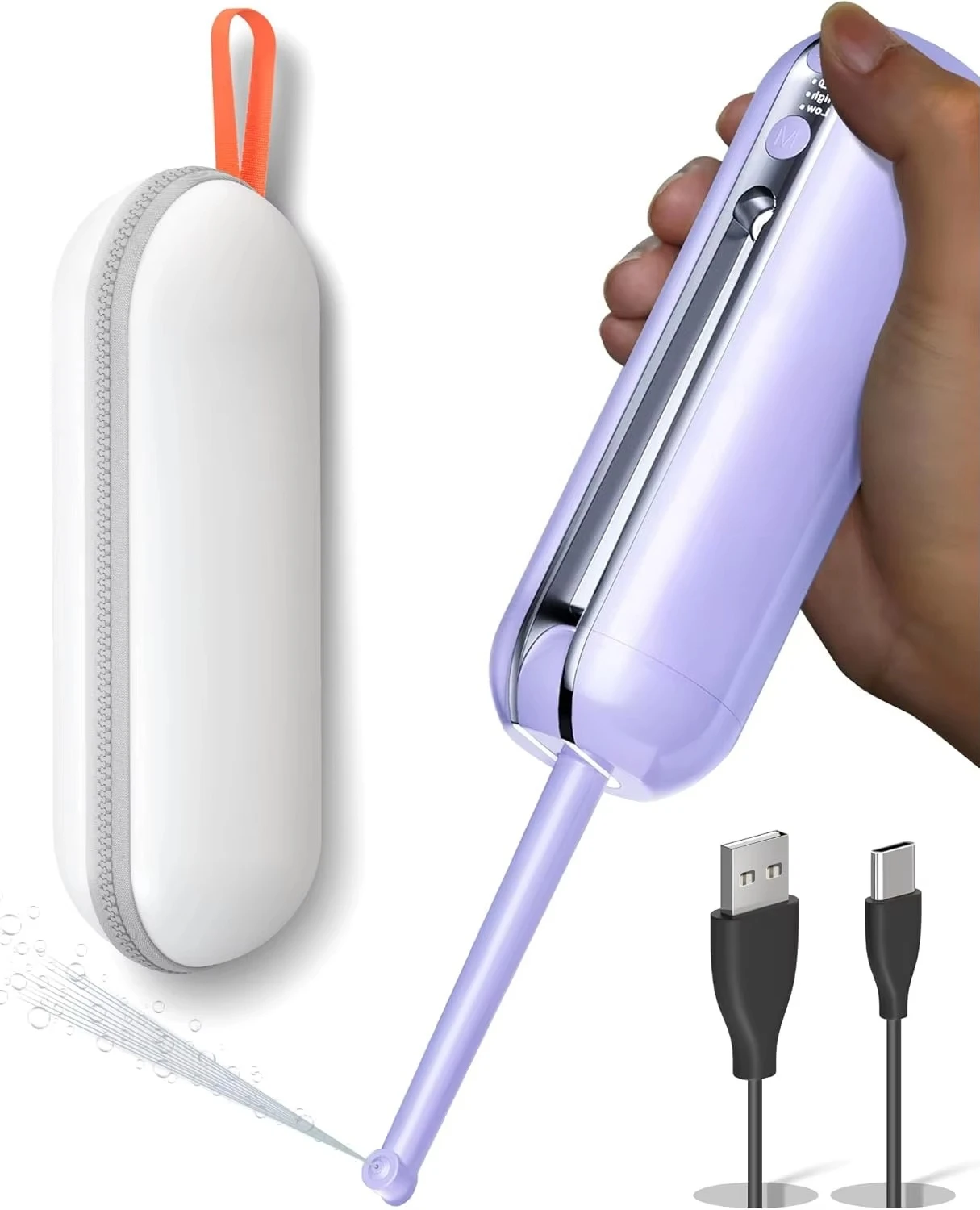 

EE1 Portable Handheld Electric Cleaning Sprayer Travel Outdoor Washing Bottle for Daily Use