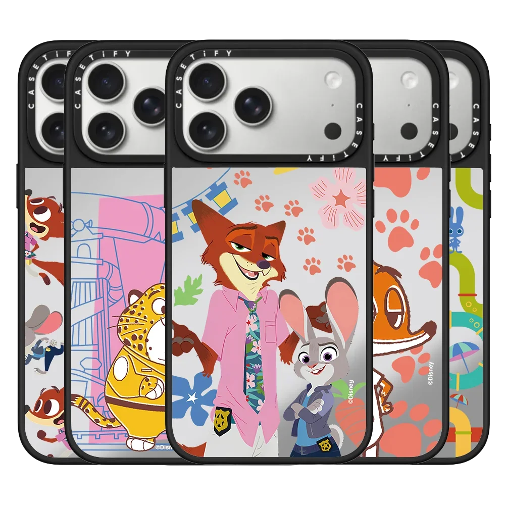 

CASETiFY Co-bran Disney Zootopia Cute Cartoon Series Phone Case for iPhone16 17 14 15 13 Pro Max Air Plus magnetic Protect Cover