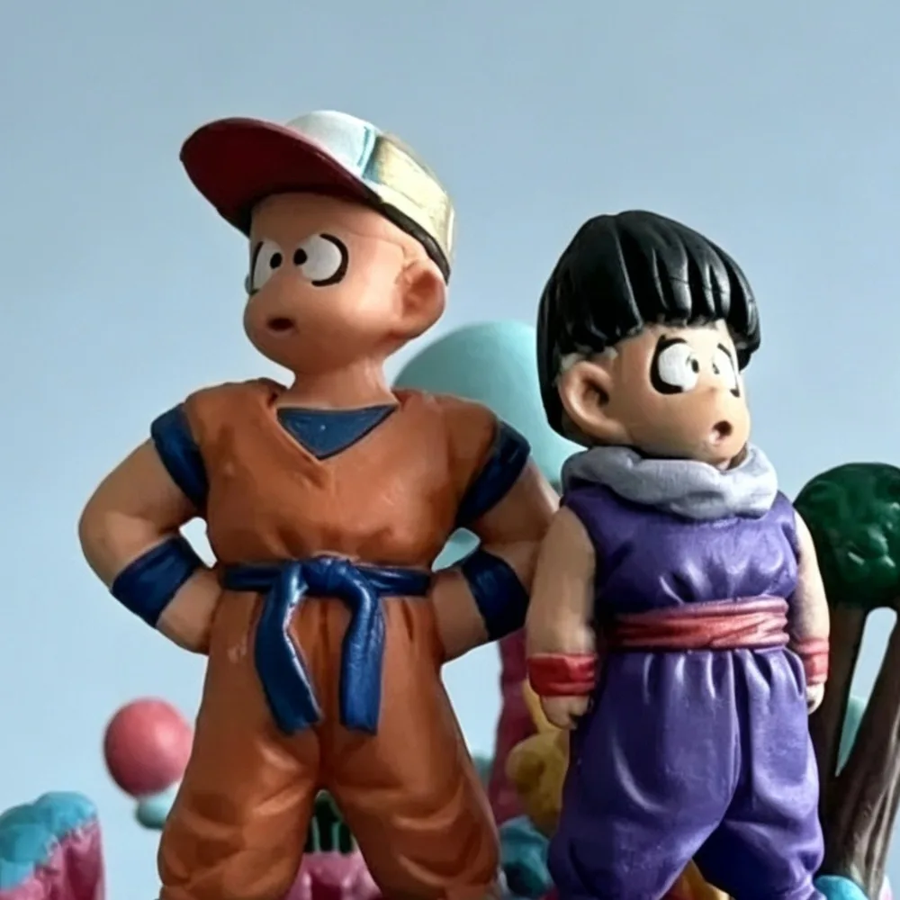 6cm/2.36in Anime Dragon Ball Figure Krillin And Gohan Action Figures Pvc Statue Desktop Ornamen Collection Model Toys Gifts - view 6