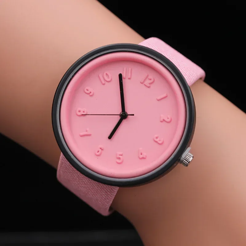 Digital Scale Women's Watches Simple Quartz Wristwatches Leather Watches Casual Ladies Watch Gift for Everyday Reloj Para Mujer