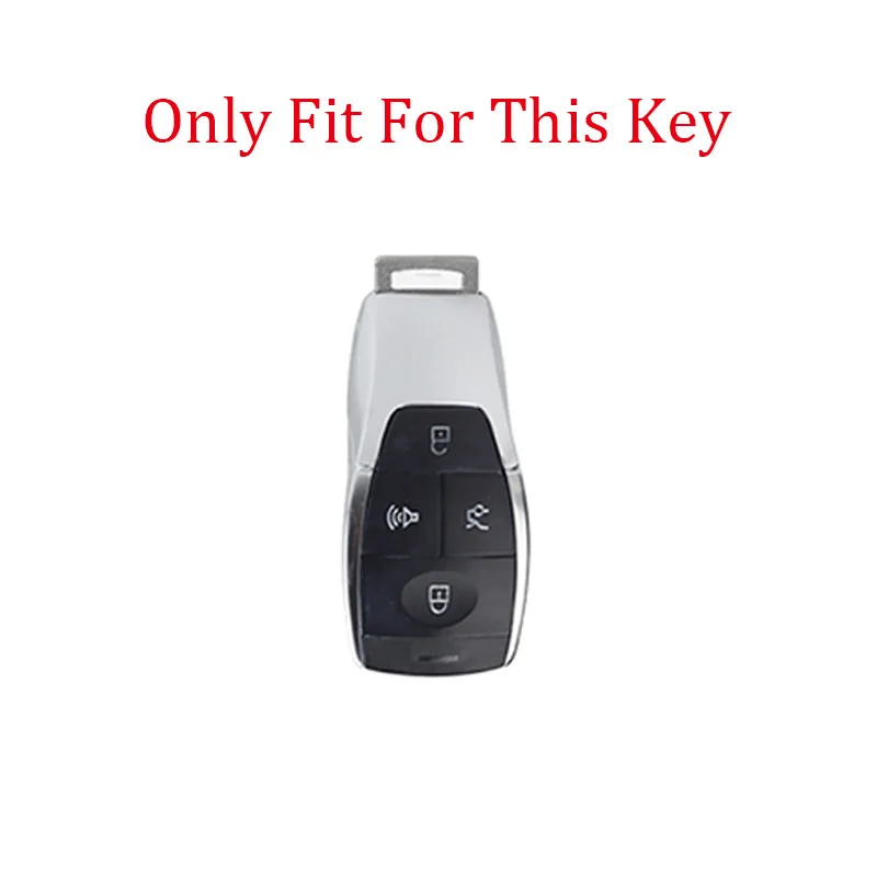 Simulated leather Car Remote Key Case Cover Shell Fob for Beijing Baic Senova BJ40 PLUS EX5 EU5 EC5 BJ80 U7 X7 Accessories