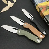 Outdoor Tactical Folding Knife M390MK Steel Sheepshoe Blade G10 Handle EDC Utility Knife Camping Combat Hunting Survival