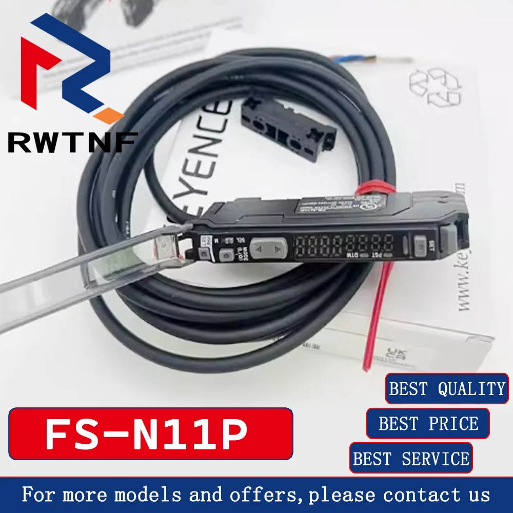 

Brand New Genuine FS-N11P KEYENCE digital display fiber optic sensor PNP signal output 100% original