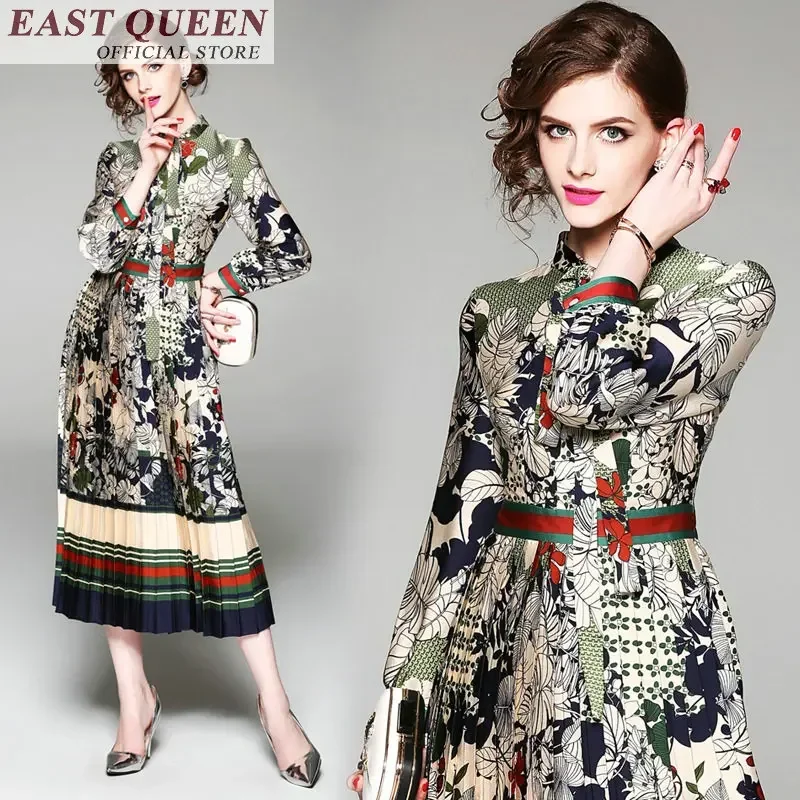 Ropa tradicional china para mujer, vestidos largos de manga larga ao dai, vestido de mujer, novedad de verano, vestidos de moda 2018 FF289 A M17