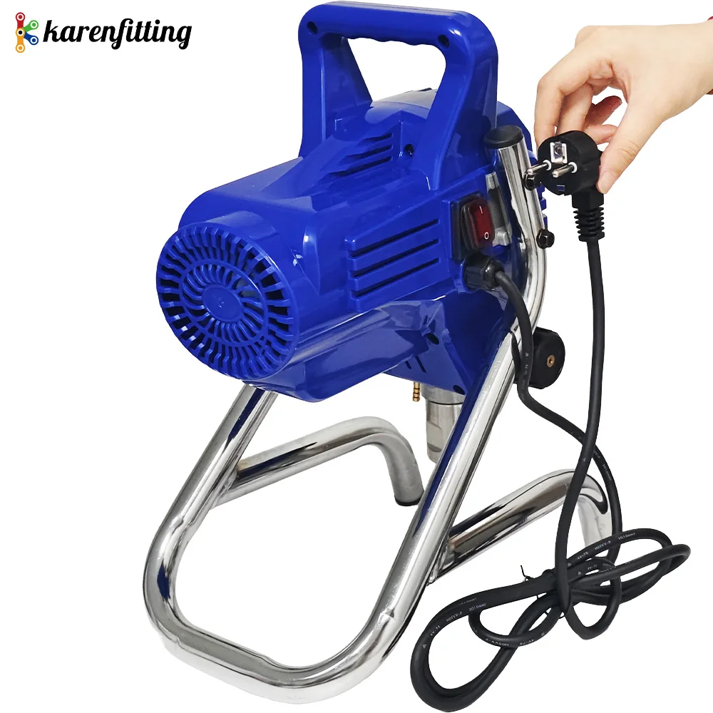 プロ仕様 ポータブル 220V 電動エアレススプレーガン 高圧 DIY 塗装ツール（塗布用）