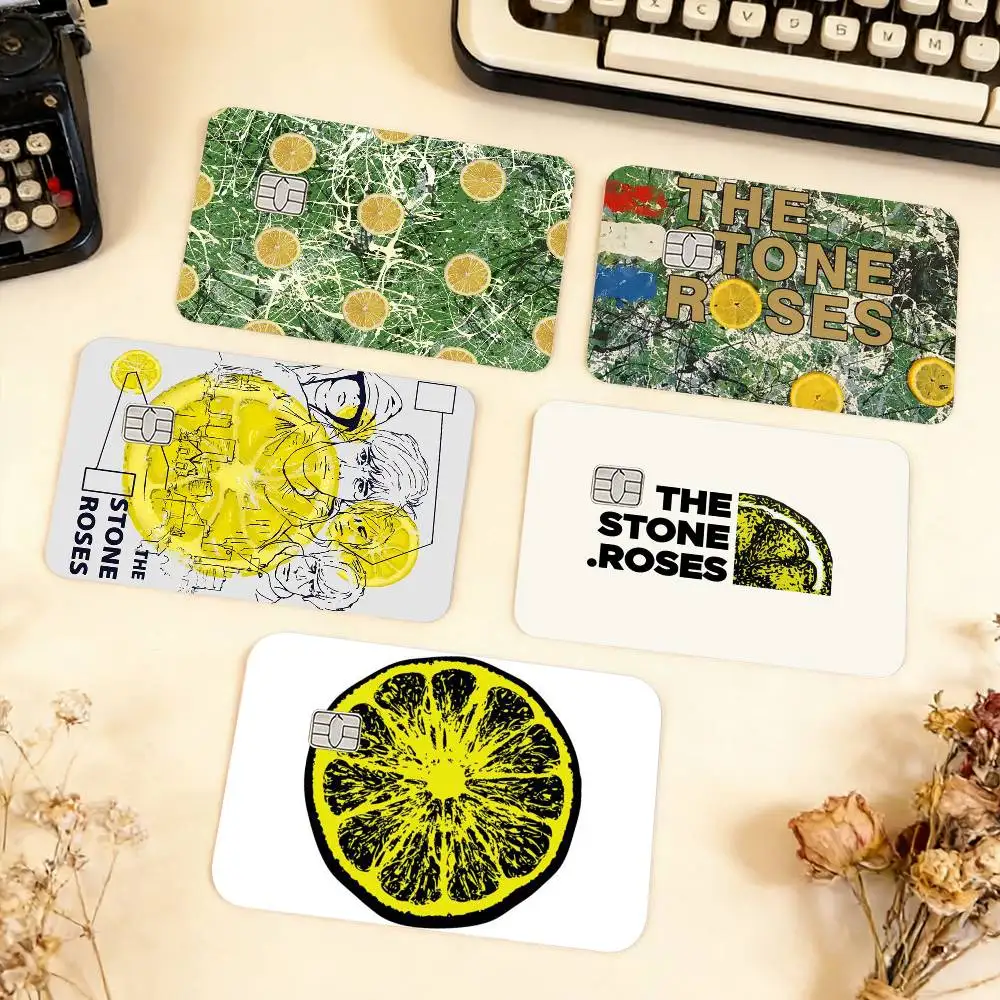 

Rock Band S-Stone R-Roses Waterproof Film Skin Cover Credit Card Stickers Debit Front Bank Bus Pass